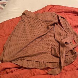 xxs american eagle short brown skirt
